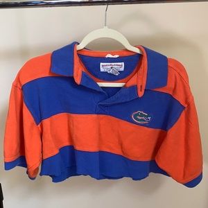 Urban Thread Gator Cropped Polo Shirt